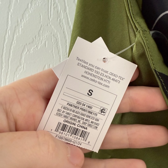 NWT Green Cheetah Nightgown Auden - Picture 3 of 3